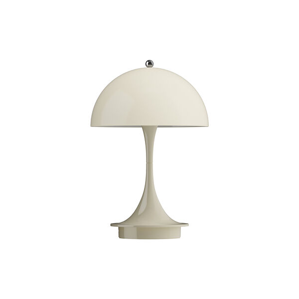 Panthella 160 Portable Table Lamp, opal beige, Louis Poulsen
