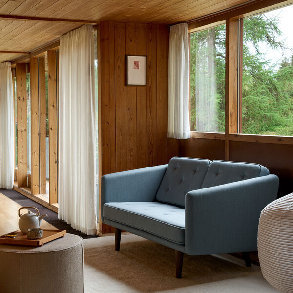 FF2002 No. 1 Sofa 2P, mood 3103/smoked oak stained, Fredericia Furniture
