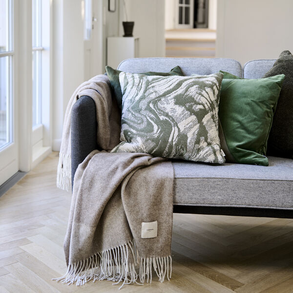 Taffy Cushion, moss, Compliments