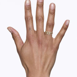Mom Collet Ring, gold, Maria Black