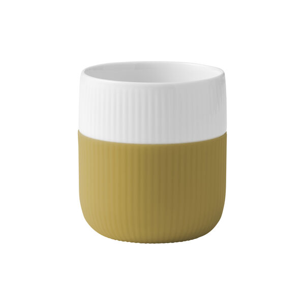 Gerippt Contrast Becher, senf, Royal Copenhagen