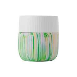 Fluted Contrast Marble Becher 35 cl, limeburst, Royal Copenhagen