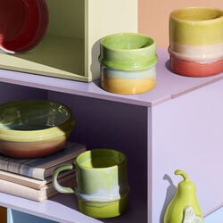 Poppery Becher mit Henkel, apfelgrün/mint, Kähler