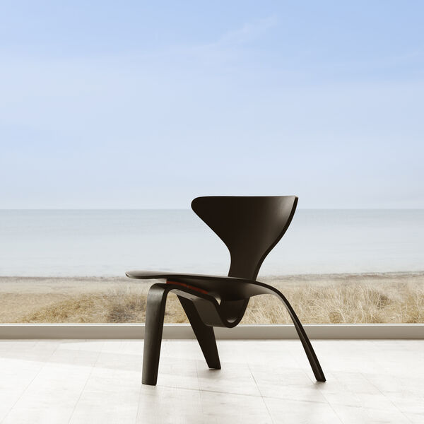 PK0 A&trade; Lounge Chair, black, Fritz Hansen