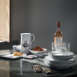 Mega Schwarz Gerippt Kanne, Royal Copenhagen