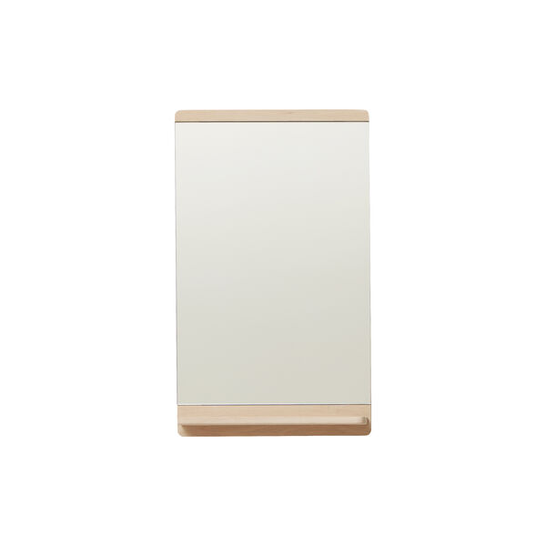 Rim Wall Mirror 68, white oiled oak, Form & Refine
