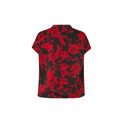 Ruthiemd print SS top, racing rose, Modstr&ouml;m
