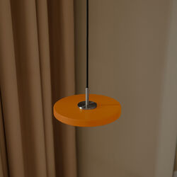 Asteria Micro Pendant, nuance orange/steel, UMAGE