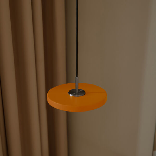Asteria Micro Pendant, nuance orange/steel, UMAGE