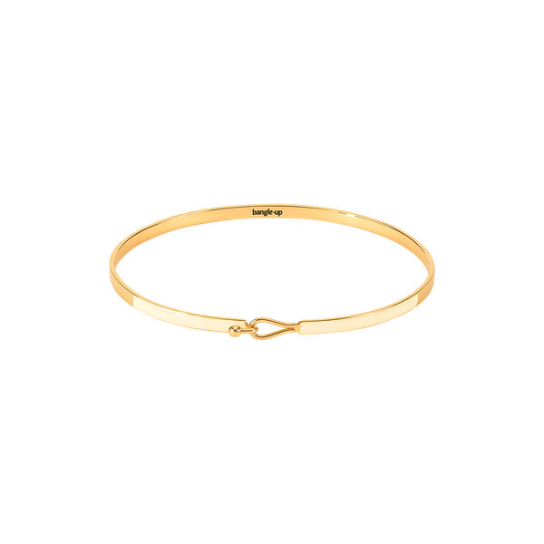 Lily Armband, white sand, bangle up