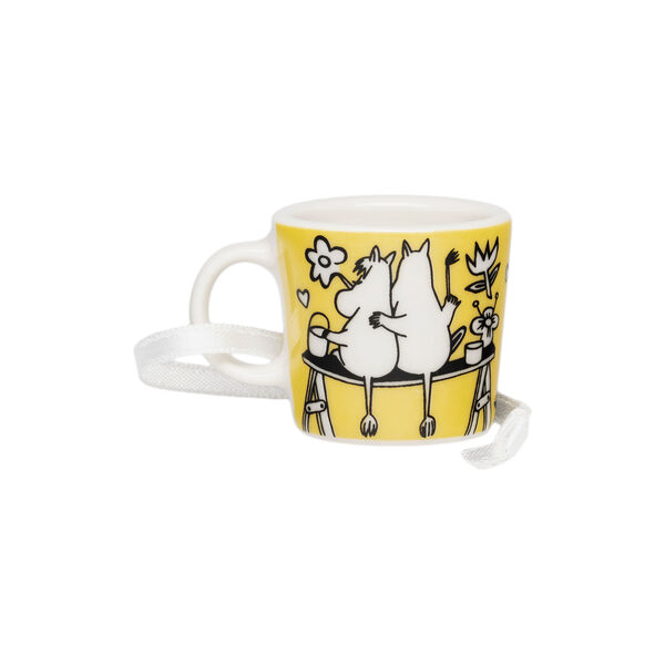 Mumin Minibecher Liebe, gul, Moomin Arabia