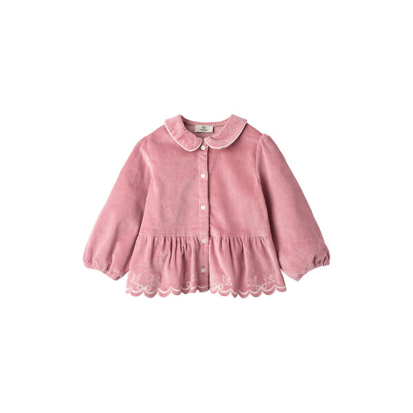 Cordbluse mit Stickerei, rose comb., Copenhagen Colors Organics