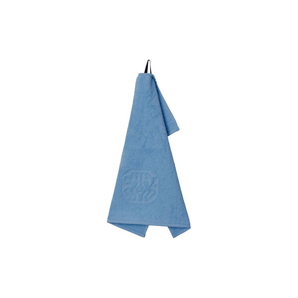 DAMASK TERRY facecloth, bright blue, Georg Jensen Damask
