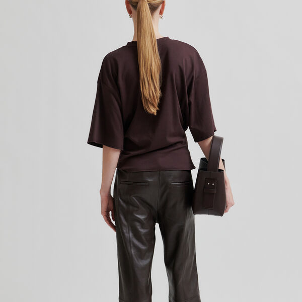 Missouri Tee, chocolate plum, Second Female