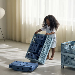 Storage Crate, sky blue, MODU
