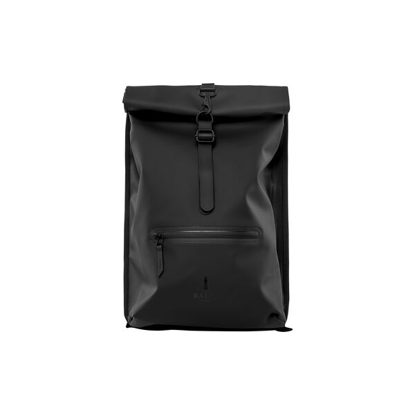 Rolltop Rucksack, black, Rains