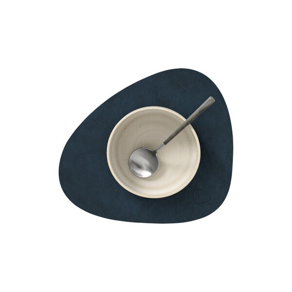 Nupo table mat Curve S, midnight blue, LIND DNA