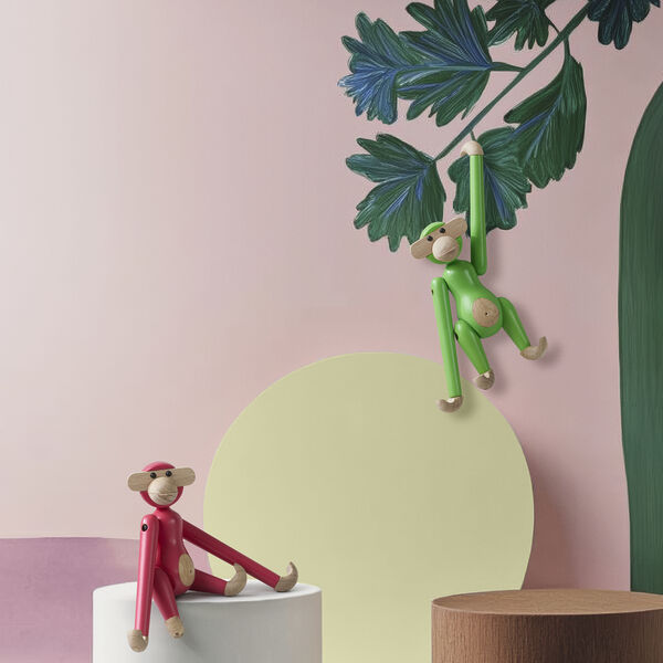 Affe Mini, hellgr&uuml;n, Kay Bojesen Denmark