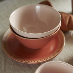 Colorit Teller &Oslash; 19 cm, Koralle, Knabstrup Keramik