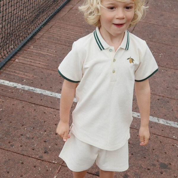 Florian Poloshirt, antique white, Konges Sløjd