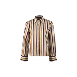 Karina Shirt, beige stripe, Stenstr&ouml;ms