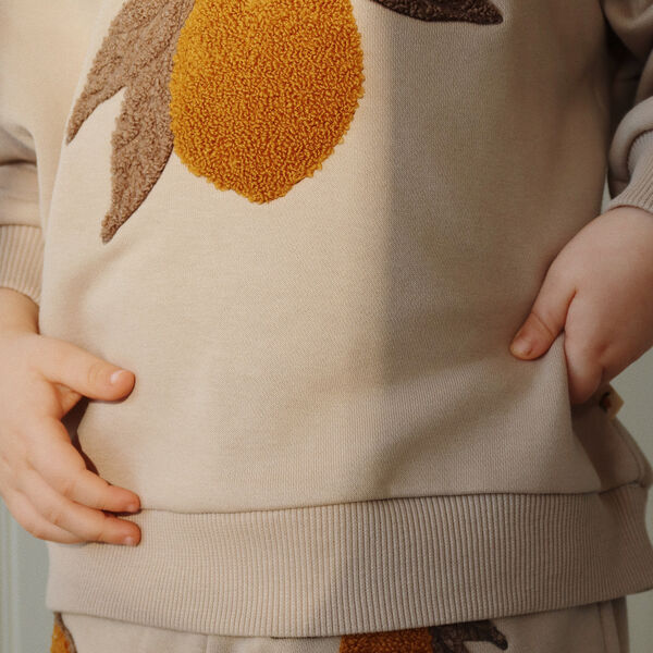 Lou Terry Sweatshirt, oxford tan, Konges Sl&oslash;jd