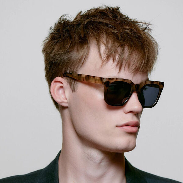 Nancy Sunglasses, coquina/grey transparent, A. KJ&AElig;RBEDE