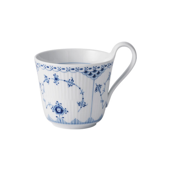 Musselmalet Halbspitze Tasse mit hohem Henkel, Royal Copenhagen