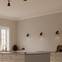 Anoli Spot Recessed Ceiling-/Wall Lamp, black/black, Nuura