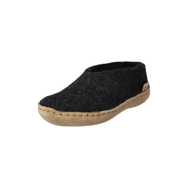 Filzschuh Junior, anthrazitgrau, Glerups