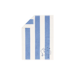 Moomin Moomintroll towel 50x70 cm, blue striped Moomin Moomintroll towel 50x70 cm, blue striped, Moomin Arabia