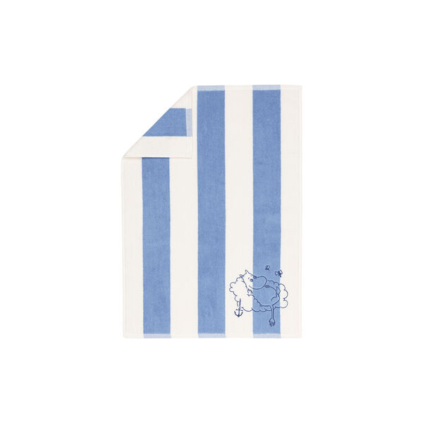 Moomin Moomintroll towel 50x70 cm, blue striped Moomin Moomintroll towel 50x70 cm, blue striped, Moomin Arabia