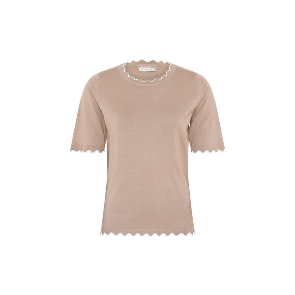 BB Viscose Kni tw. Edge, beach sand, Micha