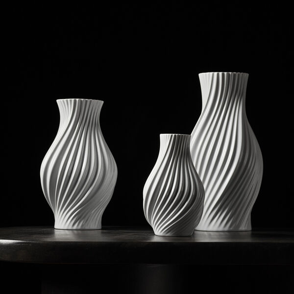 Twist Vase 25 cm, Lyngby Porcelæn