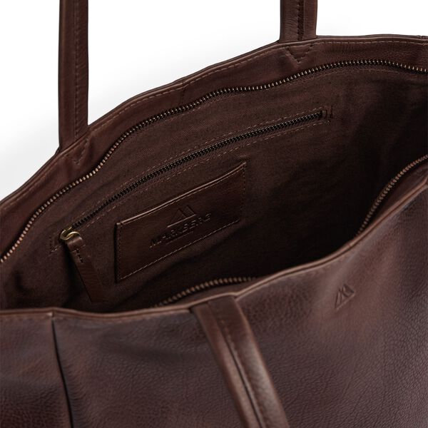 MorganMBG Shopper Soft Vintage, chocolate brown w/br. gold, Markberg