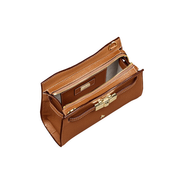 Farah S Crossbody Bag, cognac brown, Aigner