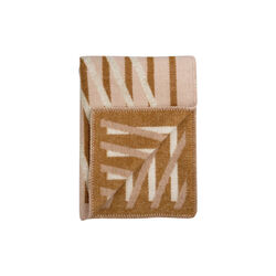 BISLETT Throw, cappuccino, Røros Tweed