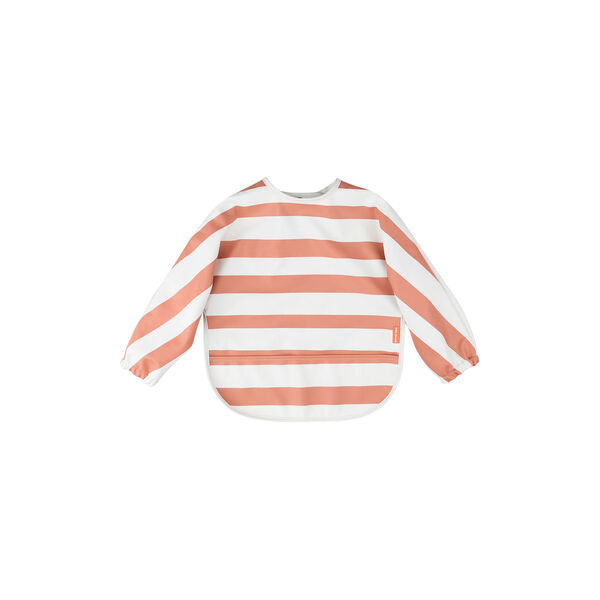 L&auml;tzchen mit &Auml;rmeln und Tasche, Streifen Papaya, Done by Deer