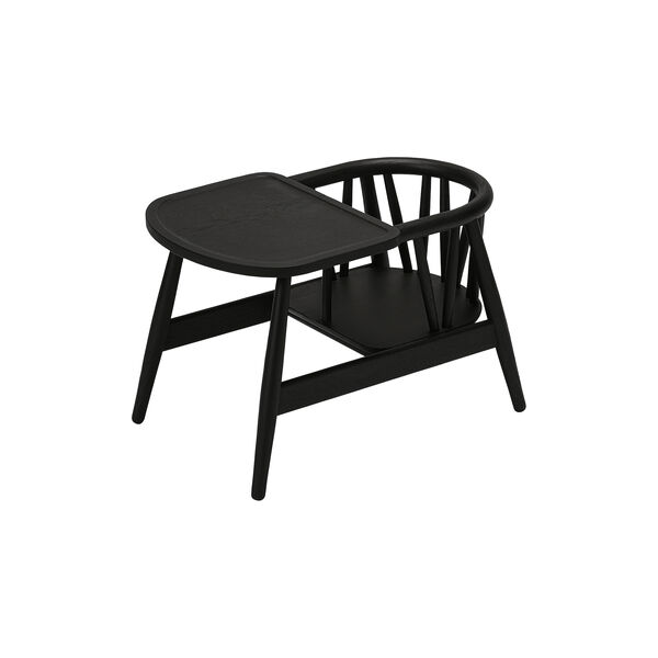 Smilla Kleinkindstuhl, schwarz lackierte eiche Smilla Kleinkindstuhl, schwarz lackierte eiche, OAKLINGS