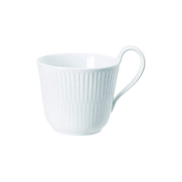 Wei&szlig; Gerippt Hochhenkeltasse 24 cl, Royal Copenhagen