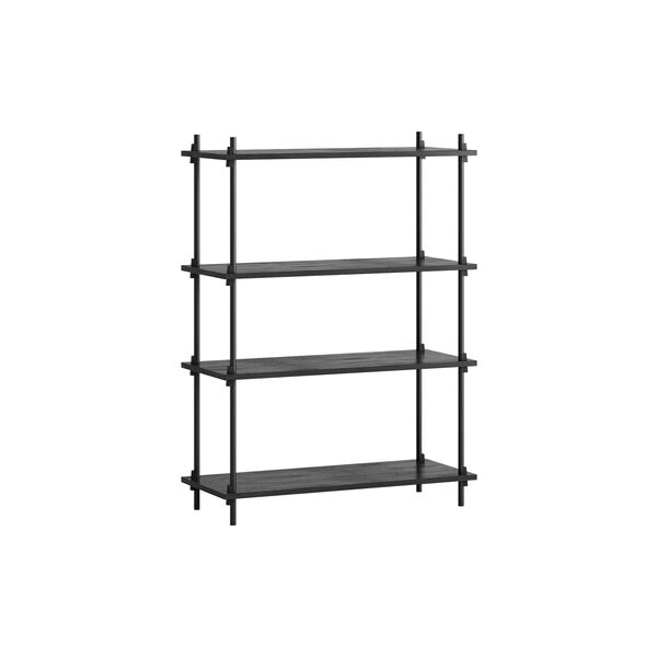 Shelving System 1151A, black, MOEBE