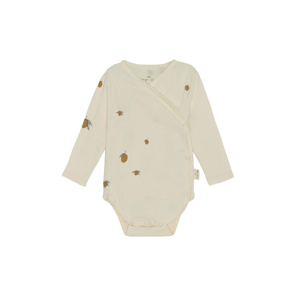 Lang&auml;rmliger Body f&uuml;r Neugeborene, lemon, Konges Sl&oslash;jd