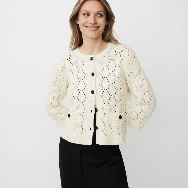 MaLexina Cardigan, whitecap, Masai