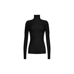 Merino Fine Rib Top Long Sleeve, black, Wolford