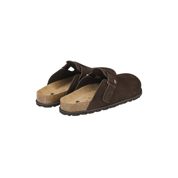 Roma Slippers, brown mocka, Shepherd of Sweden