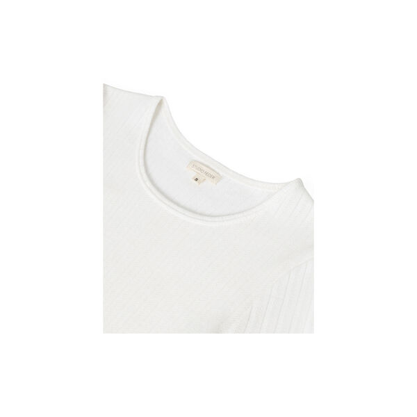 Gertrud Pointelle Blouse, white, Studio Feder