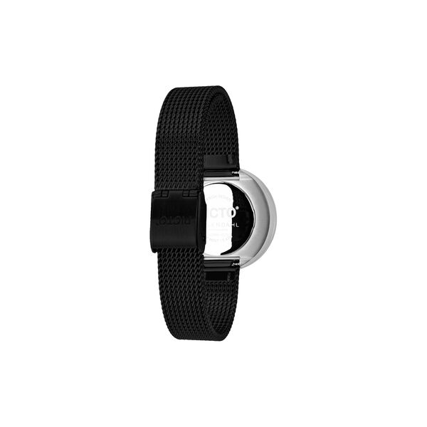 Picto Armbanduhr 30 mm, schwarz/stahl, Picto