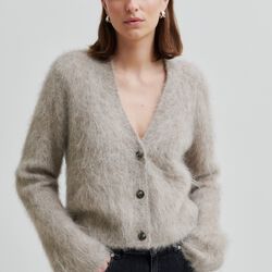 Karla Knit Cardigan, pumice stone, Second Female