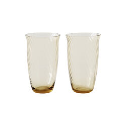 Collect Drinking Glass SC60, amber, &Tradition