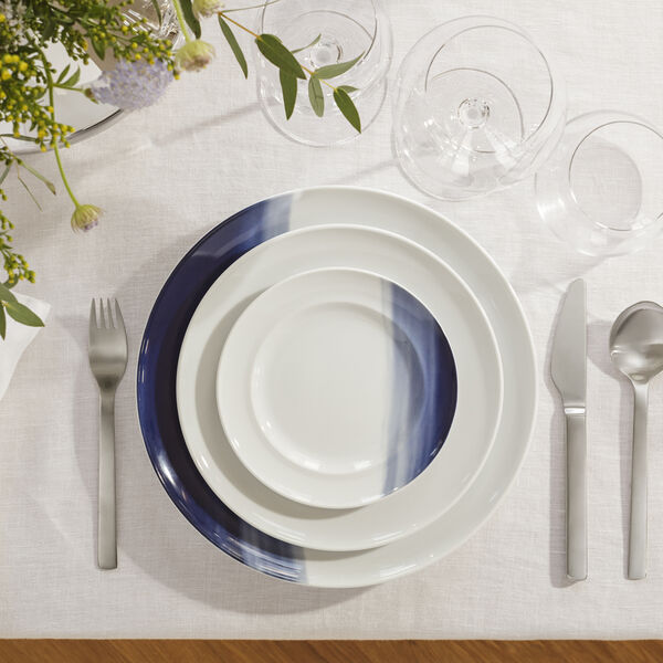 KOPPEL Fr&uuml;hst&uuml;cksteller 22 cm, blaue Nuancen, Georg Jensen